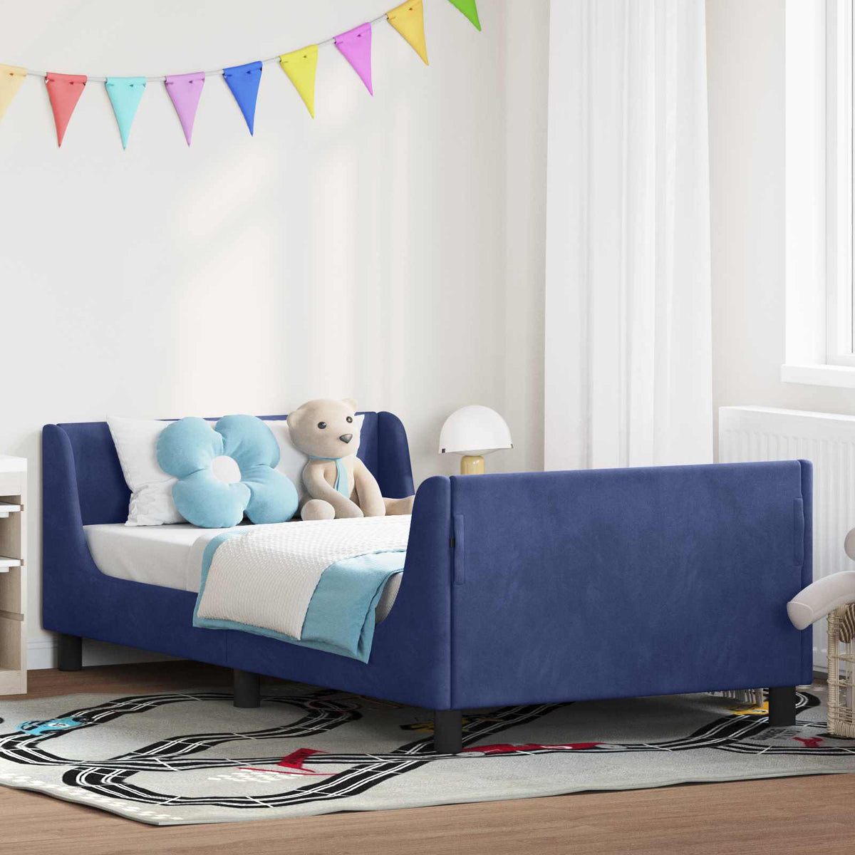 Rám Postele Pro Batole S Čelem Samet