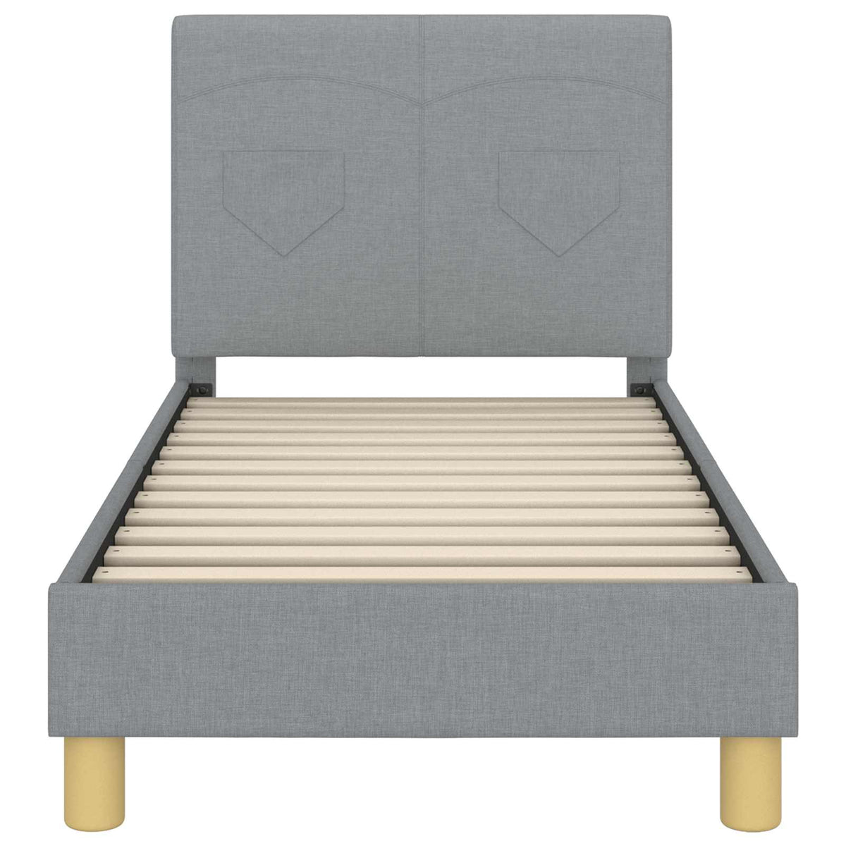 Rám Postele Pro Batole S Čelem Textil