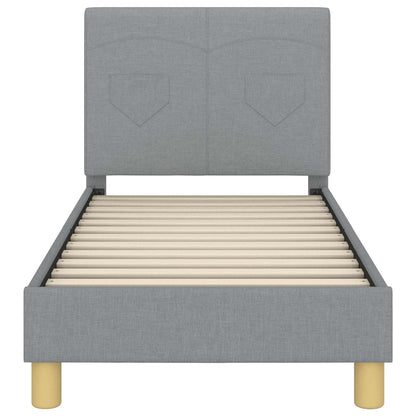 Rám Postele Pro Batole S Čelem Textil