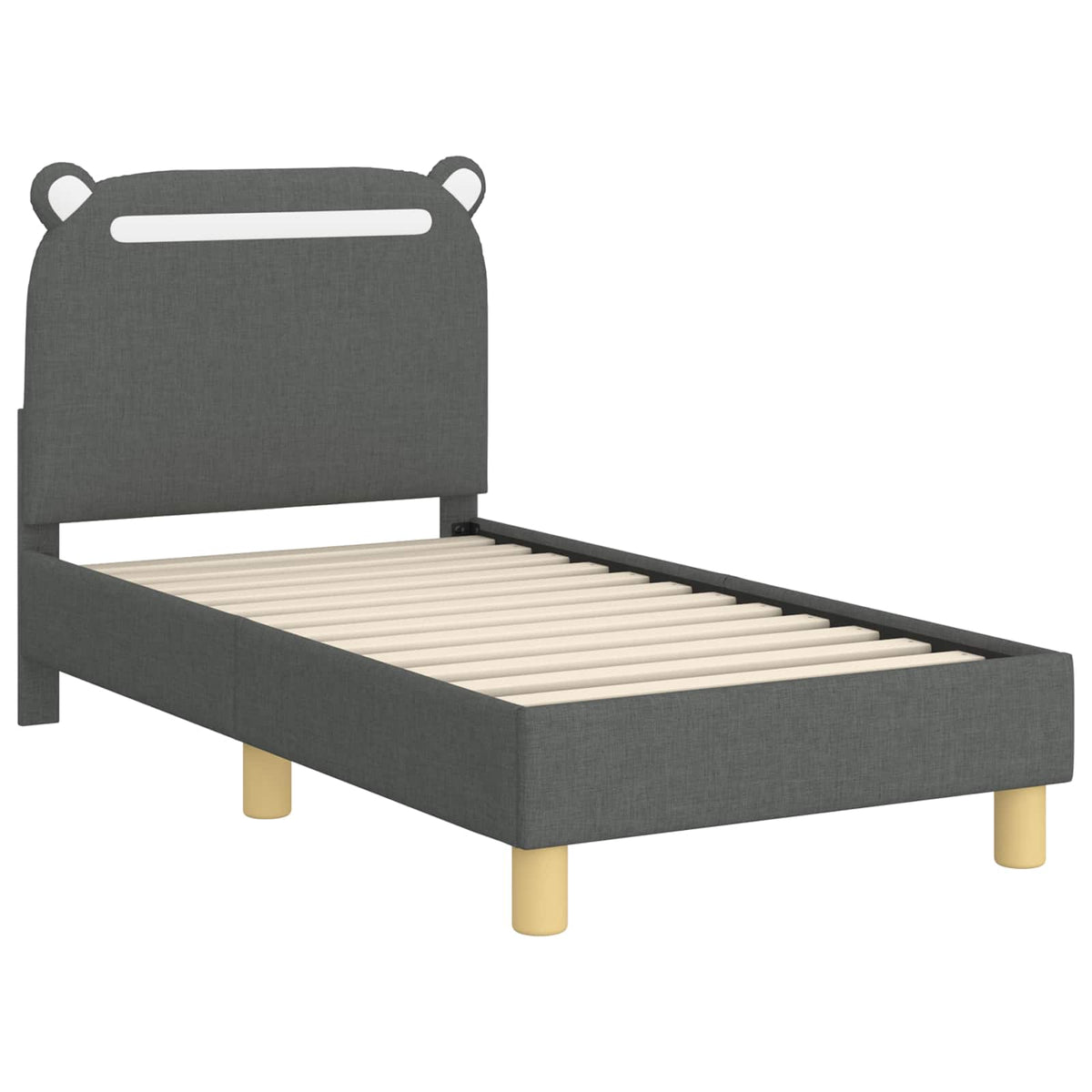 Rám Postele Pro Batole S Čelem Textil