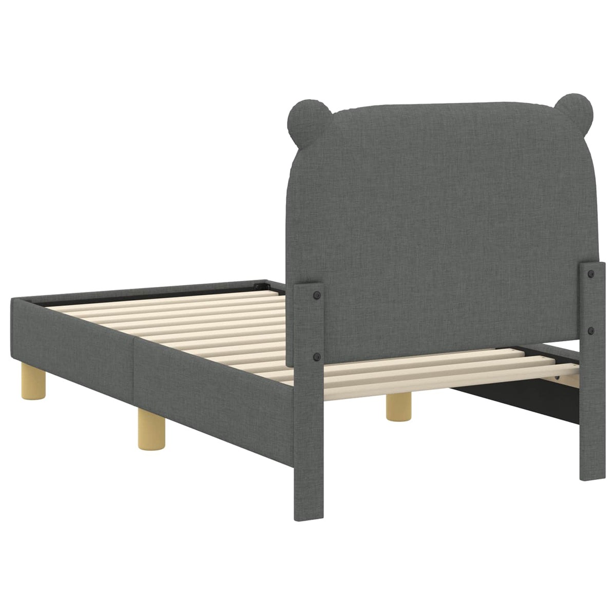 Rám Postele Pro Batole S Čelem Textil