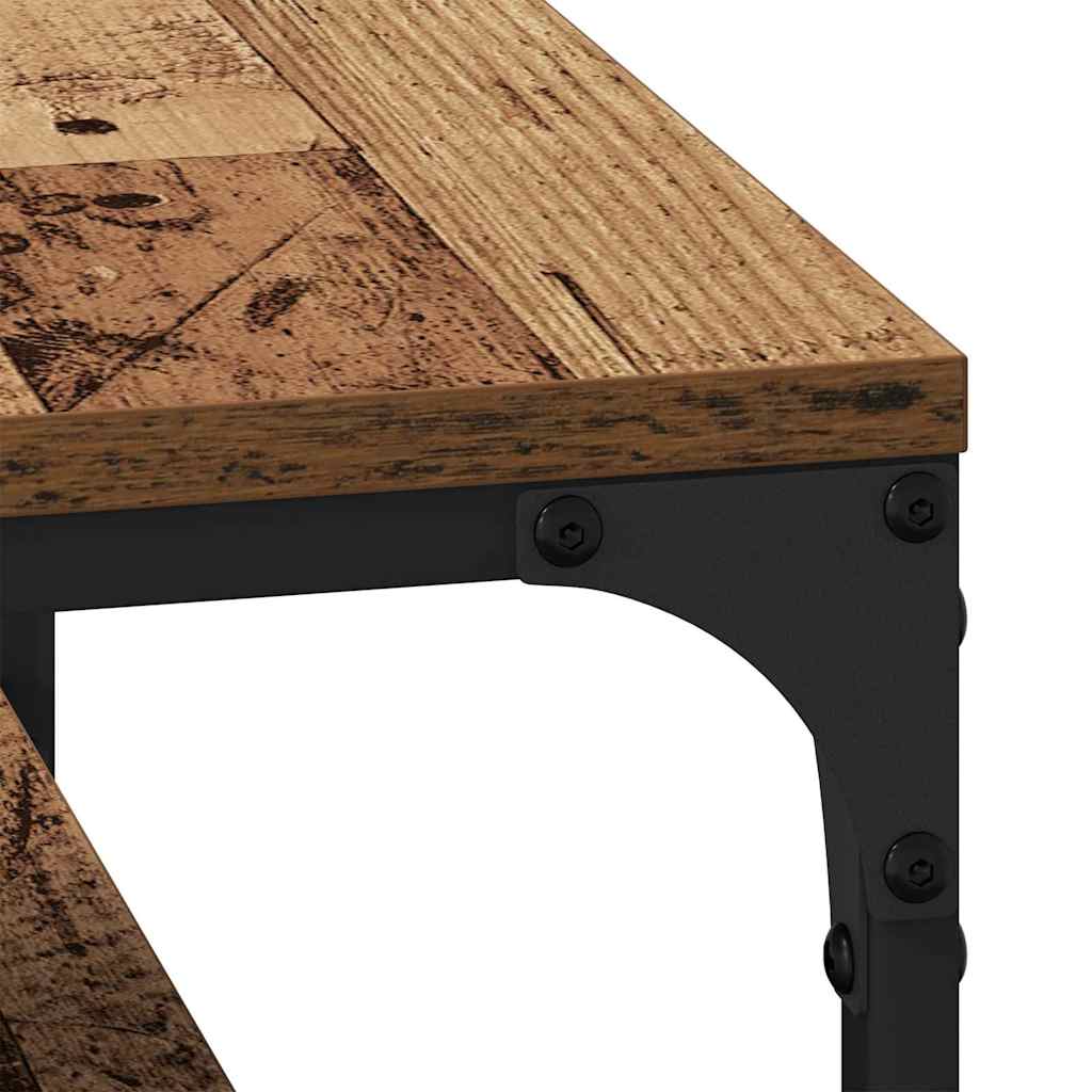Konferenční Stolek Staré Dřevo 80 X 50 X 40 Cm Kompozitní Dřevo