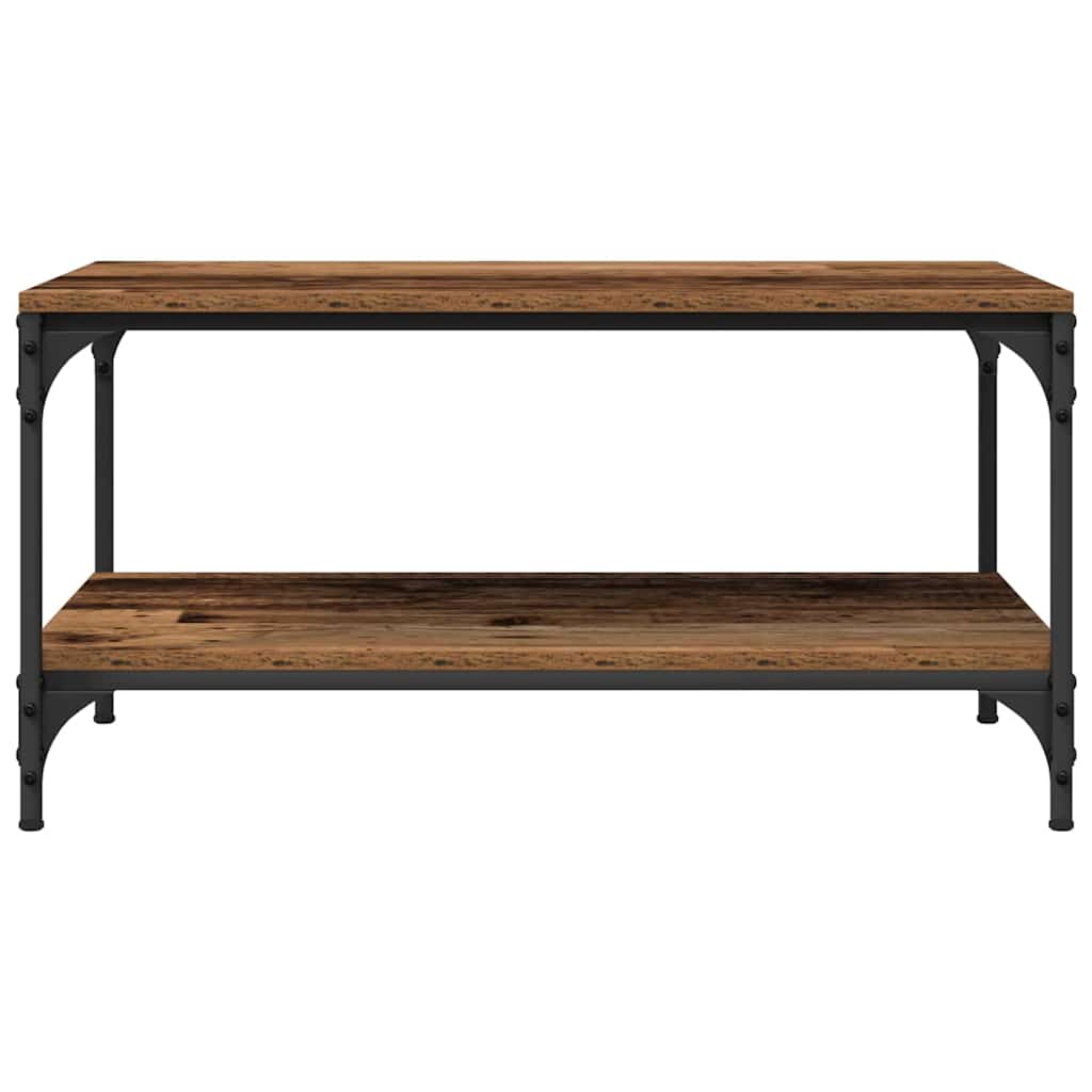 Konferenční Stolek Staré Dřevo 80 X 50 X 40 Cm Kompozitní Dřevo