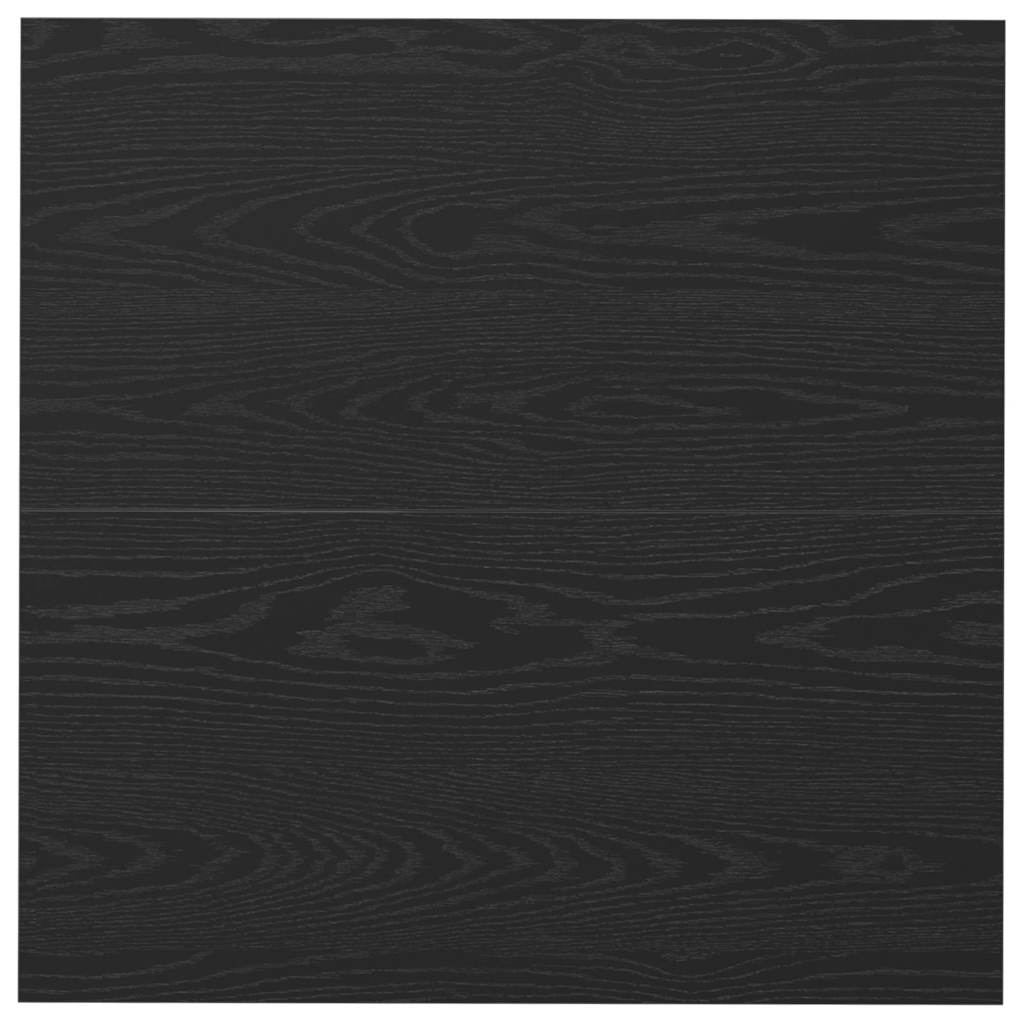 Konferenční Stolek Černý Dub 80 X 80 X 40 Cm Kompozitní Dřevo