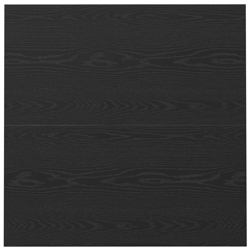 Konferenční Stolek Černý Dub 100 X 100 X 40 Cm Kompozitní Dřevo
