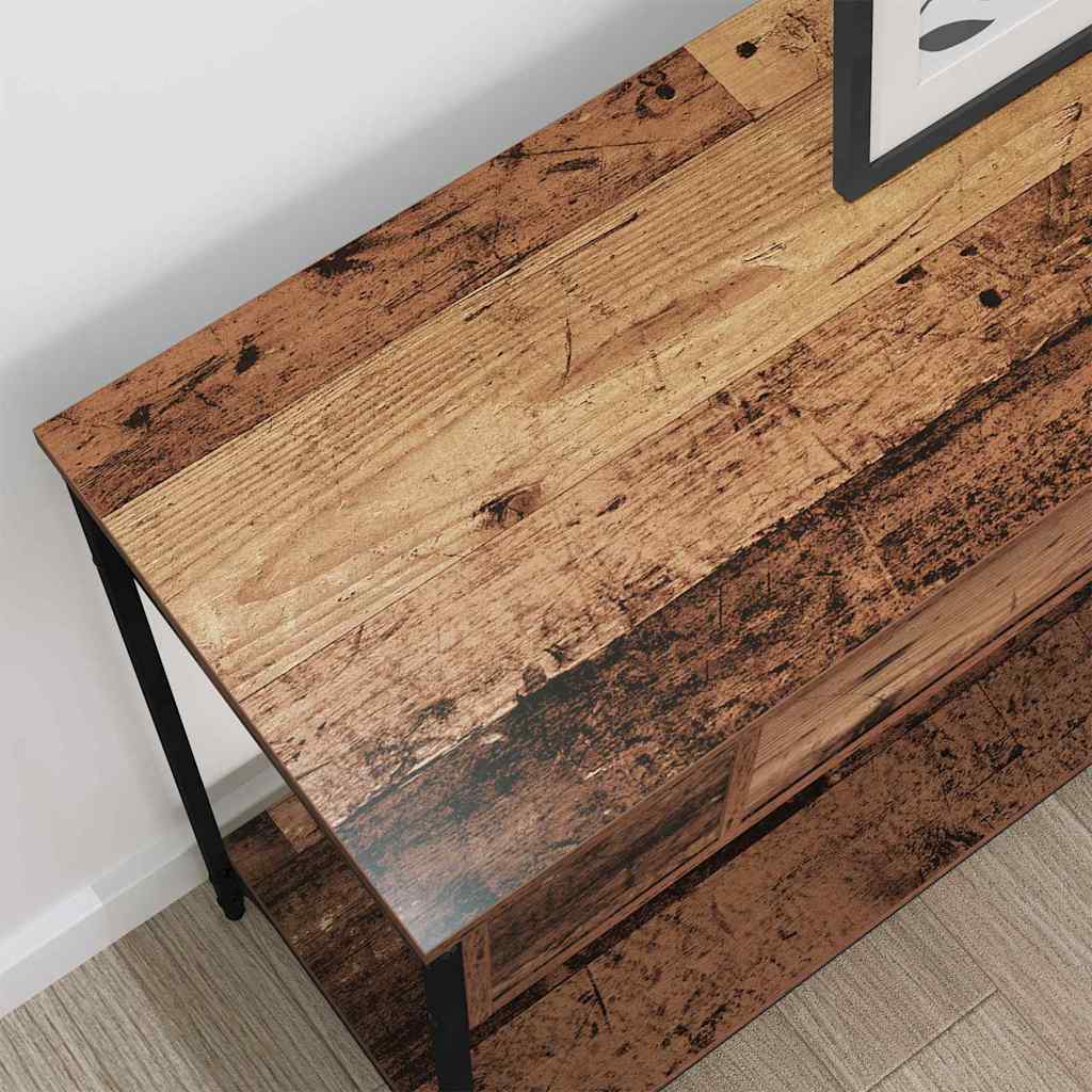 Konzolový Stolek Staré Dřevo 100 X 34.5 X 75 Cm