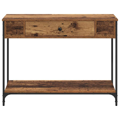 Konzolový Stolek Staré Dřevo 100 X 34.5 X 75 Cm