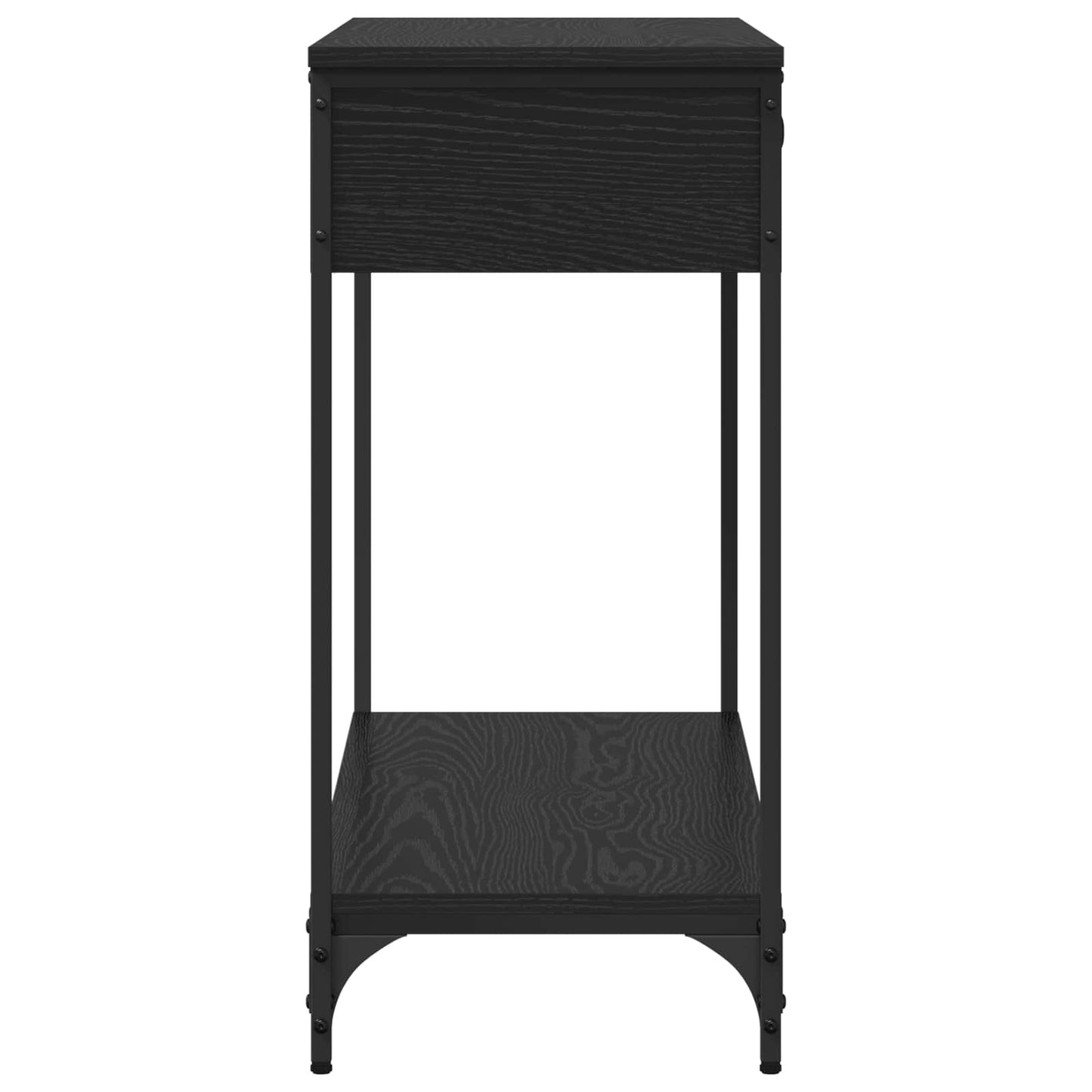 Konzolový Stolek Černý Dub 100 X 34.5 X 75 Cm Kompozitní Dřevo