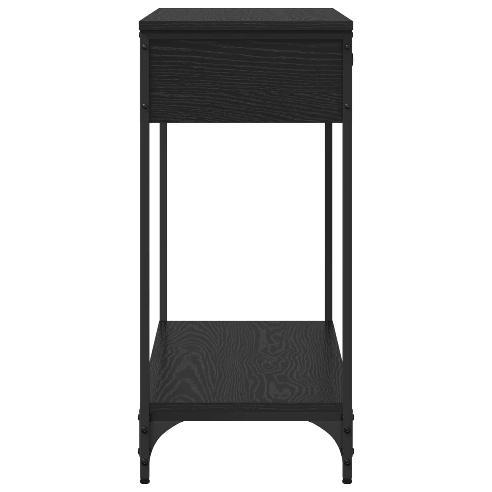Konzolový Stolek Černý Dub 100 X 34.5 X 75 Cm Kompozitní Dřevo