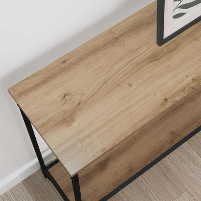 Konzolový Stolek Dub Artisan 101 X 30.5 X 75 Cm
