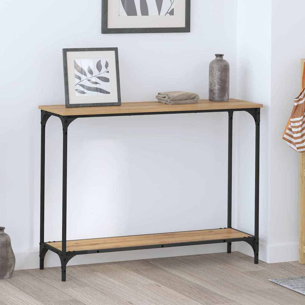 Konzolový Stolek Dub Artisan 101 X 30.5 X 75 Cm
