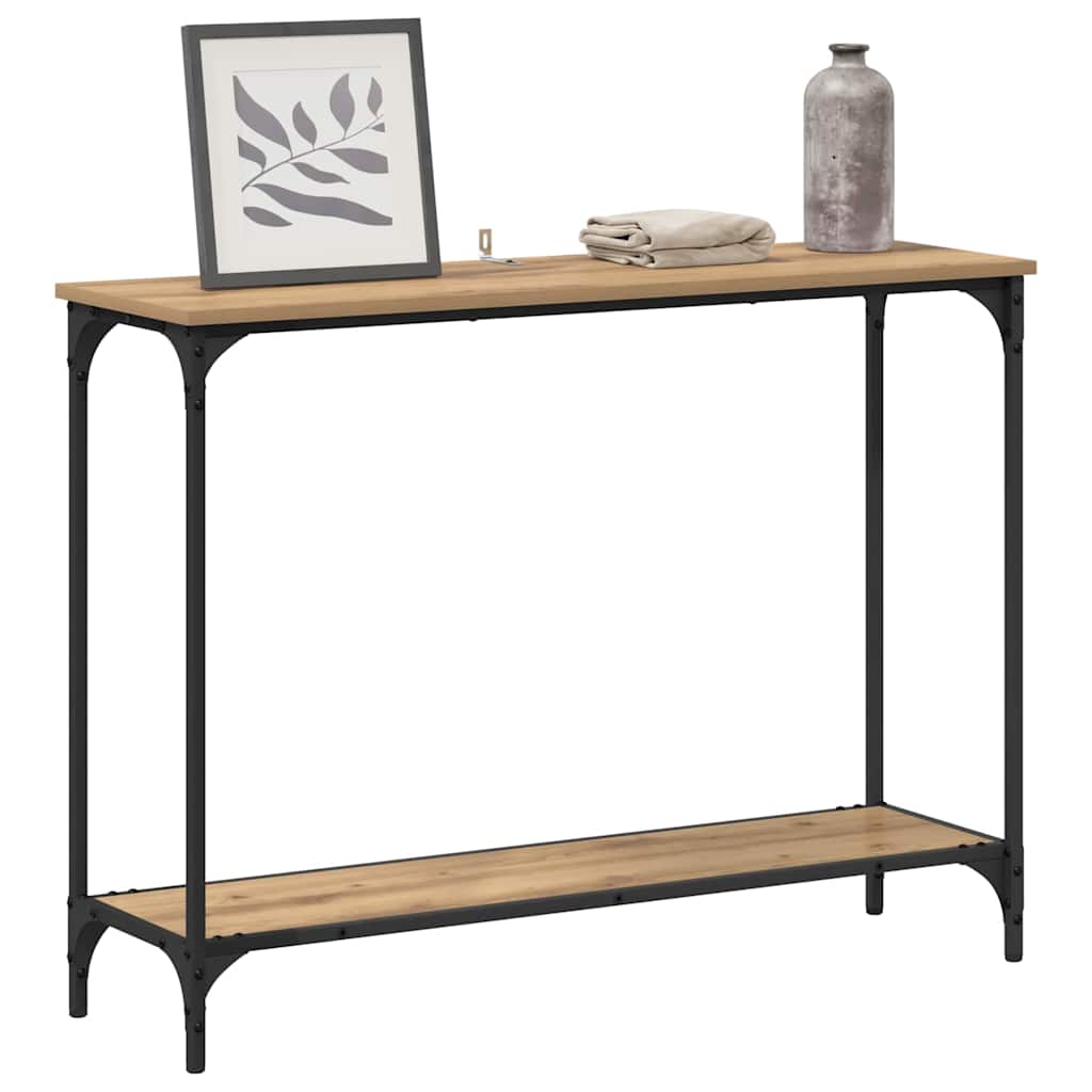 Konzolový Stolek Dub Artisan 101 X 30.5 X 75 Cm