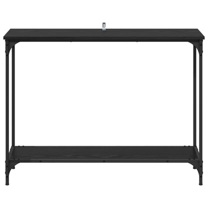 Konzolový Stolek Černý Dub 101 X 30.5 X 75 Cm Kompozitní Dřevo