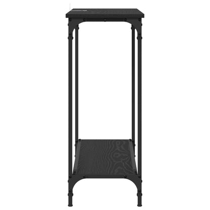 Konzolový Stolek Černý Dub 101 X 30.5 X 75 Cm Kompozitní Dřevo