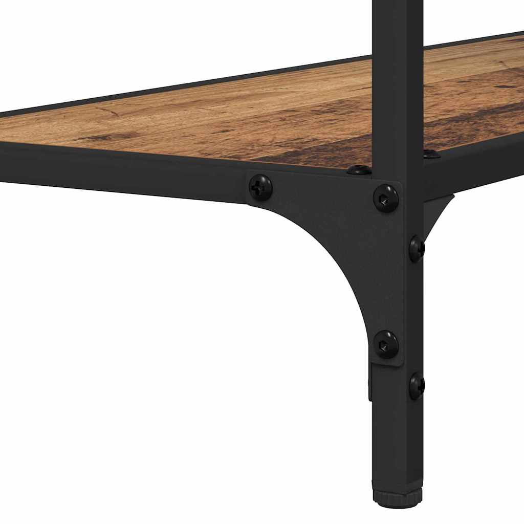 Konzolový Stolek Staré Dřevo 75 X 30.5 X 75 Cm Kompozitní Dřevo