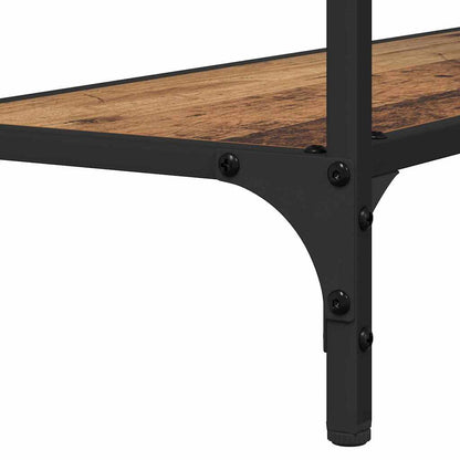 Konzolový Stolek Staré Dřevo 75 X 30.5 X 75 Cm Kompozitní Dřevo
