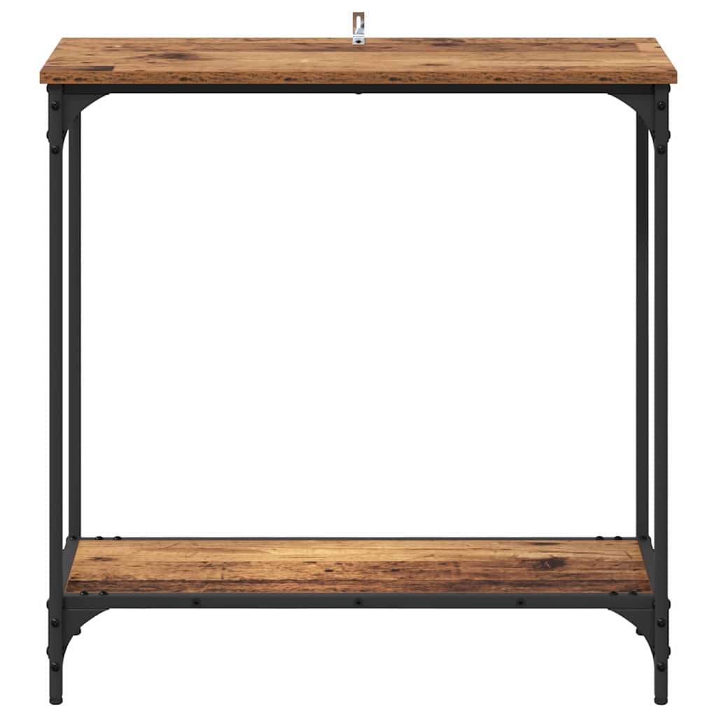 Konzolový Stolek Staré Dřevo 75 X 30.5 X 75 Cm Kompozitní Dřevo