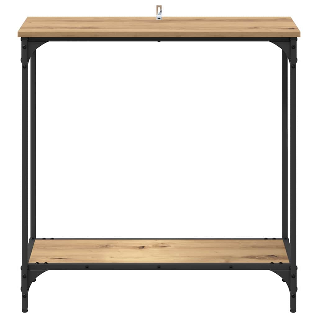 Konzolový Stolek Dub Artisan 75 X 30.5 X 75 Cm Kompozitní Dřevo