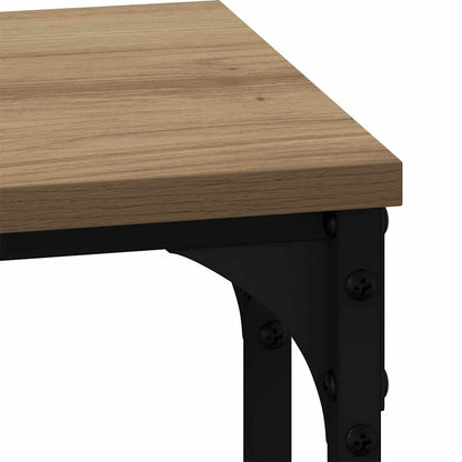 Vnořený Konferenční Stůl 3 Pcs Dub Artisan 50,5 X 35 X 53 Cm