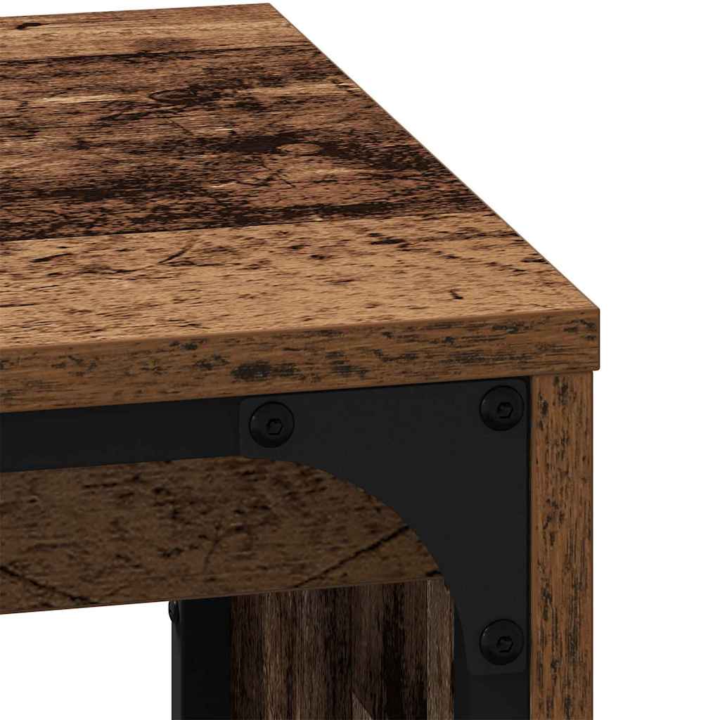 Konferenční Stolek 3 Pcs Staré Dřevo 60 X 35 X 56 Cm