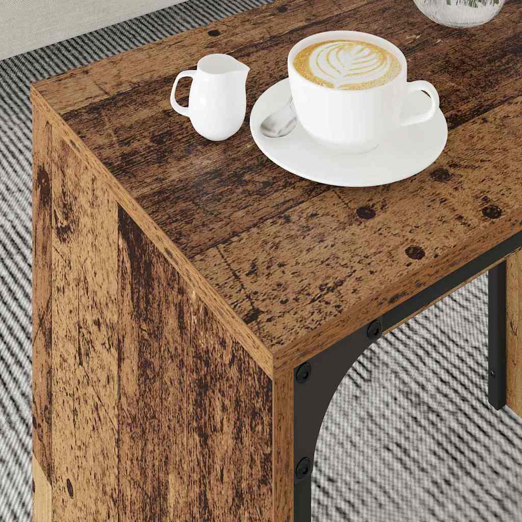 Konferenční Stolek 3 Pcs Staré Dřevo 60 X 35 X 56 Cm