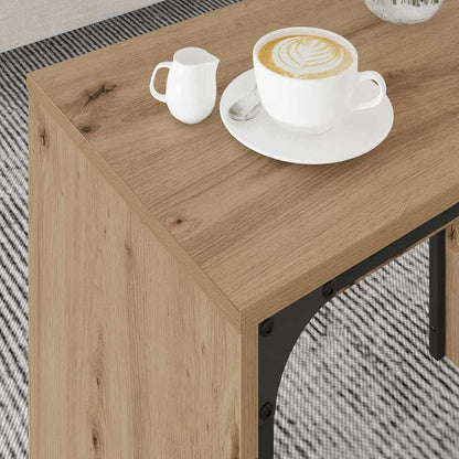 Konferenční Stolek 3 Pcs Artisanový Dub 60 X 35 X 56 Cm