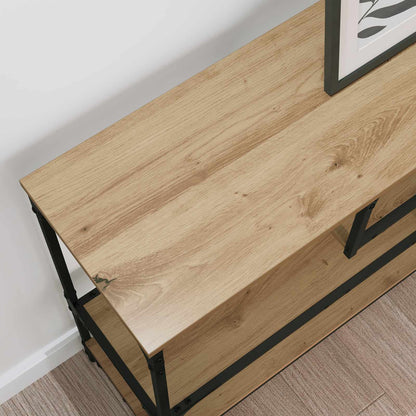 Konzolový Stolek Artisanový Dub 100 X 30 X 75 Cm