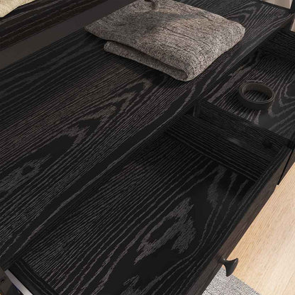 Šatní Skříň Černý Dub 89 X 39 X 184.5 Cm Kompozitní Dřevo