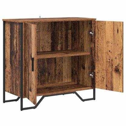 Servírovací Skříň Staré Dřevo 78 X 35 X 74.5 Cm