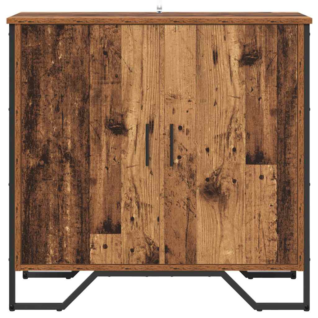 Servírovací Skříň Staré Dřevo 78 X 35 X 74.5 Cm