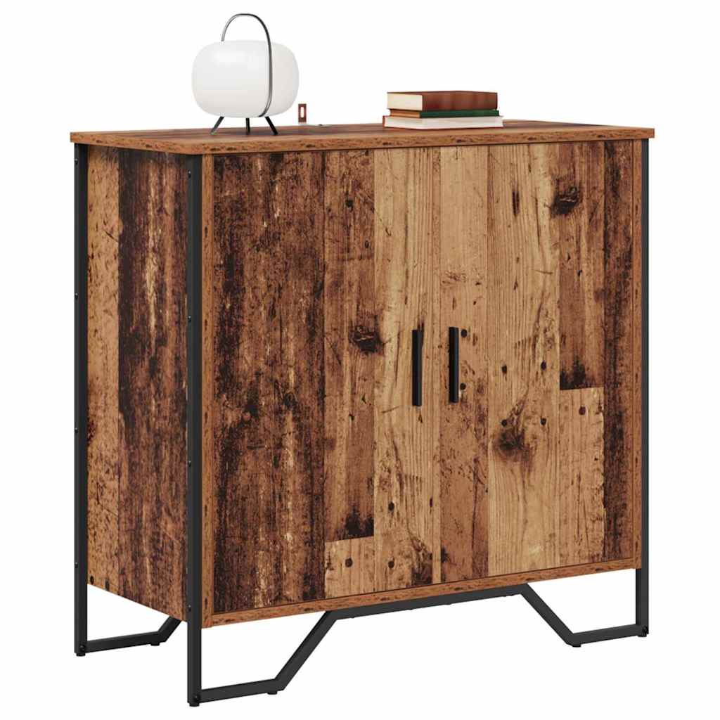 Servírovací Skříň Staré Dřevo 78 X 35 X 74.5 Cm