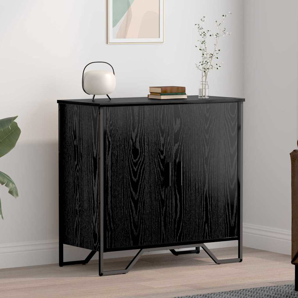 Servírovací Skříň Černý Dub 78 X 35 X 74.5 Cm