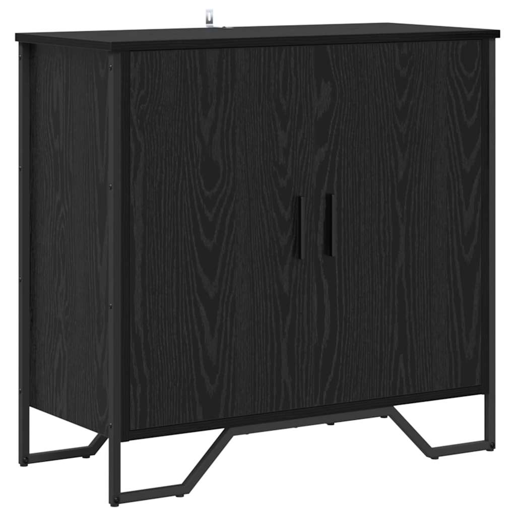 Servírovací Skříň Černý Dub 78 X 35 X 74.5 Cm