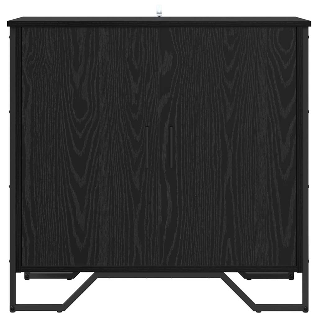 Servírovací Skříň Černý Dub 78 X 35 X 74.5 Cm
