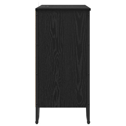 Servírovací Skříň Černý Dub 78 X 35 X 74.5 Cm