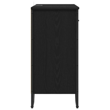 Servírovací Skříň Se Zásuvkou Černý Dub 79,5 X 35,5 X 74,5 Cm
