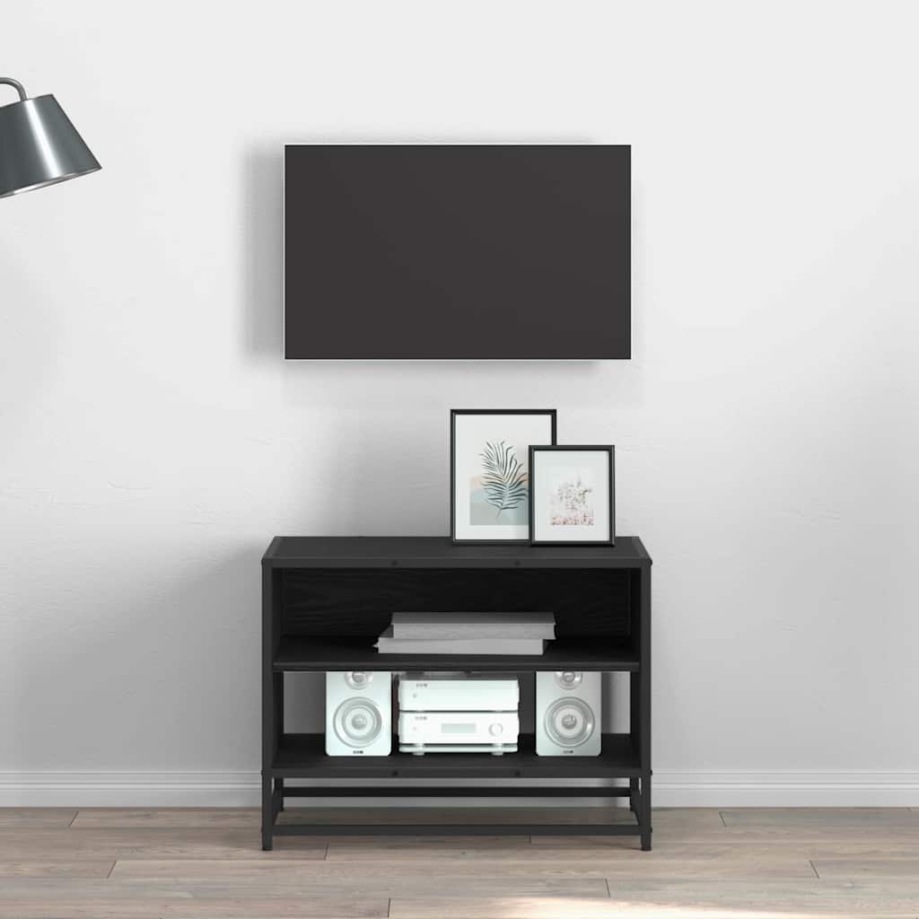 Tv Jednotky 61 X 40 X 46 Cm Černý Dub Kompozitní Dřevo