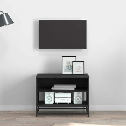 Tv Jednotky 61 X 40 X 46 Cm Černý Dub Kompozitní Dřevo