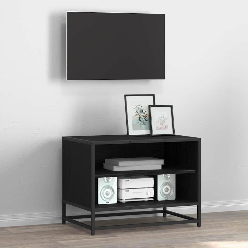 Tv Jednotky 61 X 40 X 46 Cm Černý Dub Kompozitní Dřevo