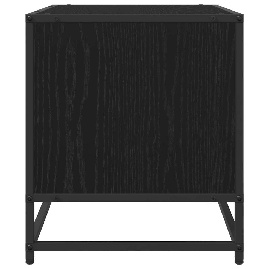 Tv Jednotky 61 X 40 X 46 Cm Černý Dub Kompozitní Dřevo
