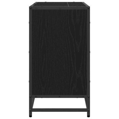Skříňka Pod Umyvadlo Černý Dub 65 X 33 X 60 Cm Kompozitní Dřevo