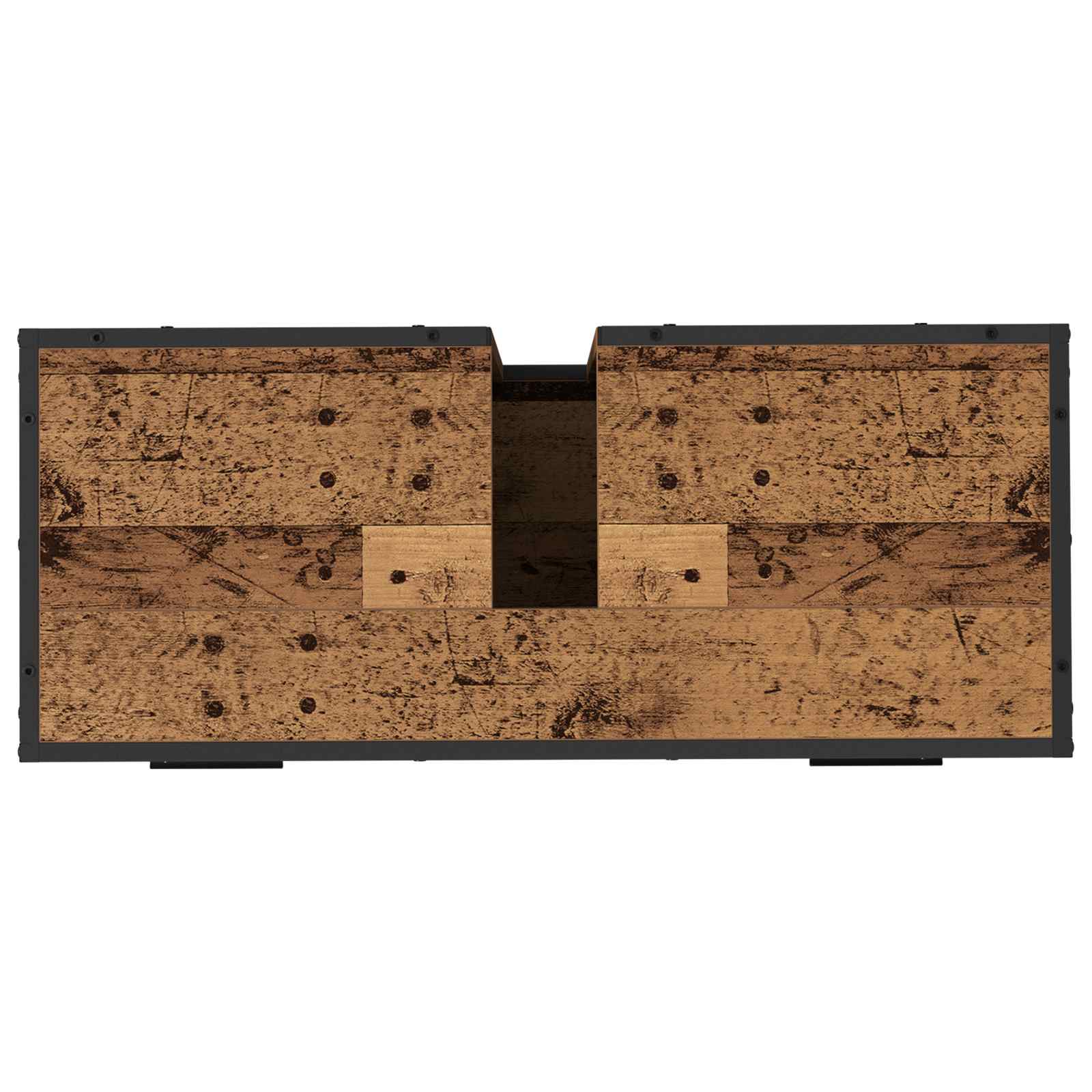 Koupelnová Skříň Staré Dřevo 80 X 33 X 60 Cm Kompozitní Dřevo
