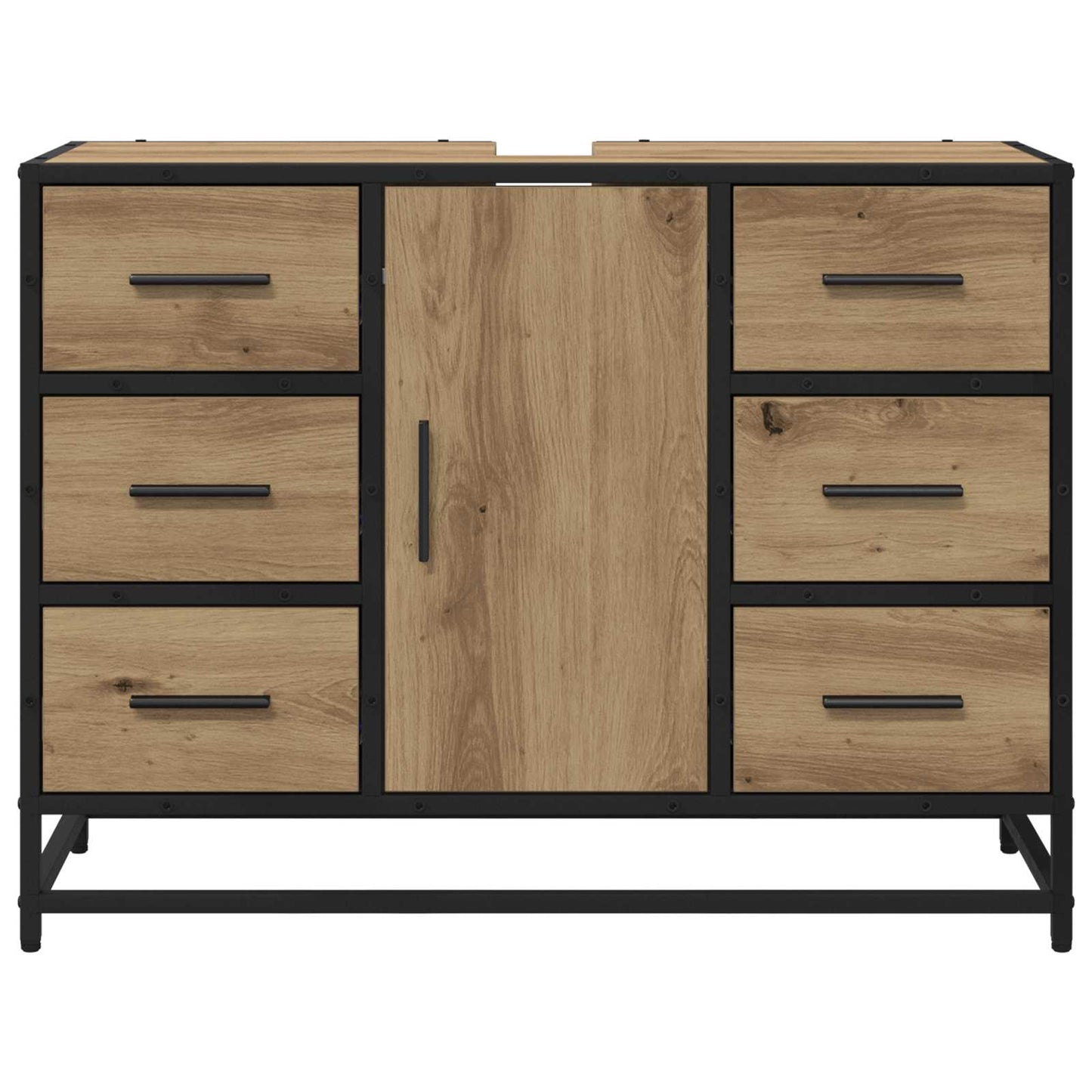 Koupelnová Skříň Artisanový Dub 80 X 33 X 60 Cm