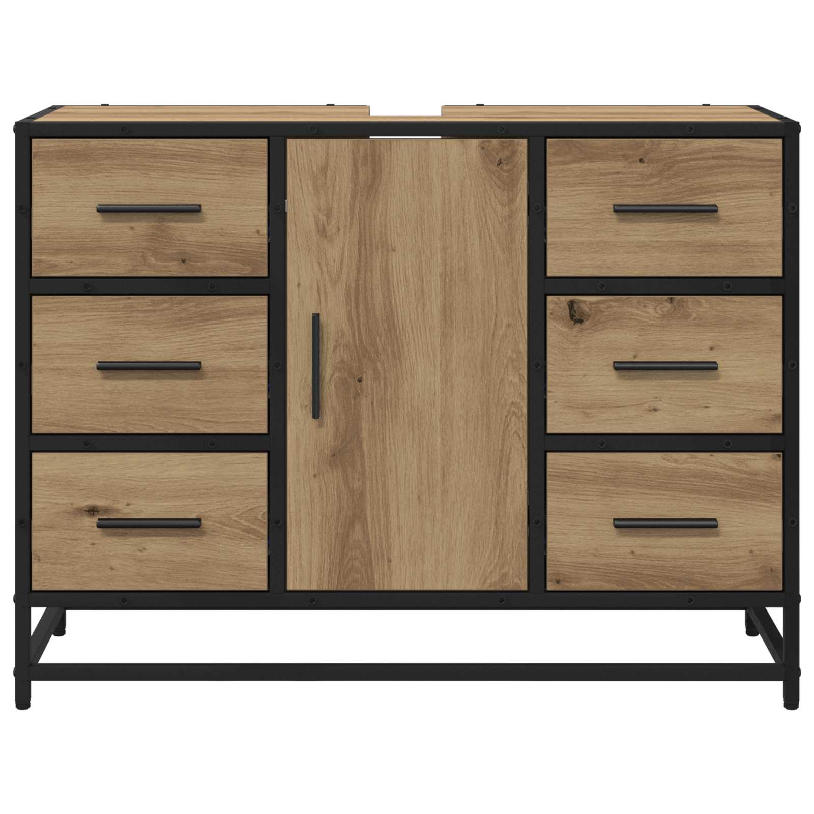Koupelnová Skříň Artisanový Dub 80 X 33 X 60 Cm