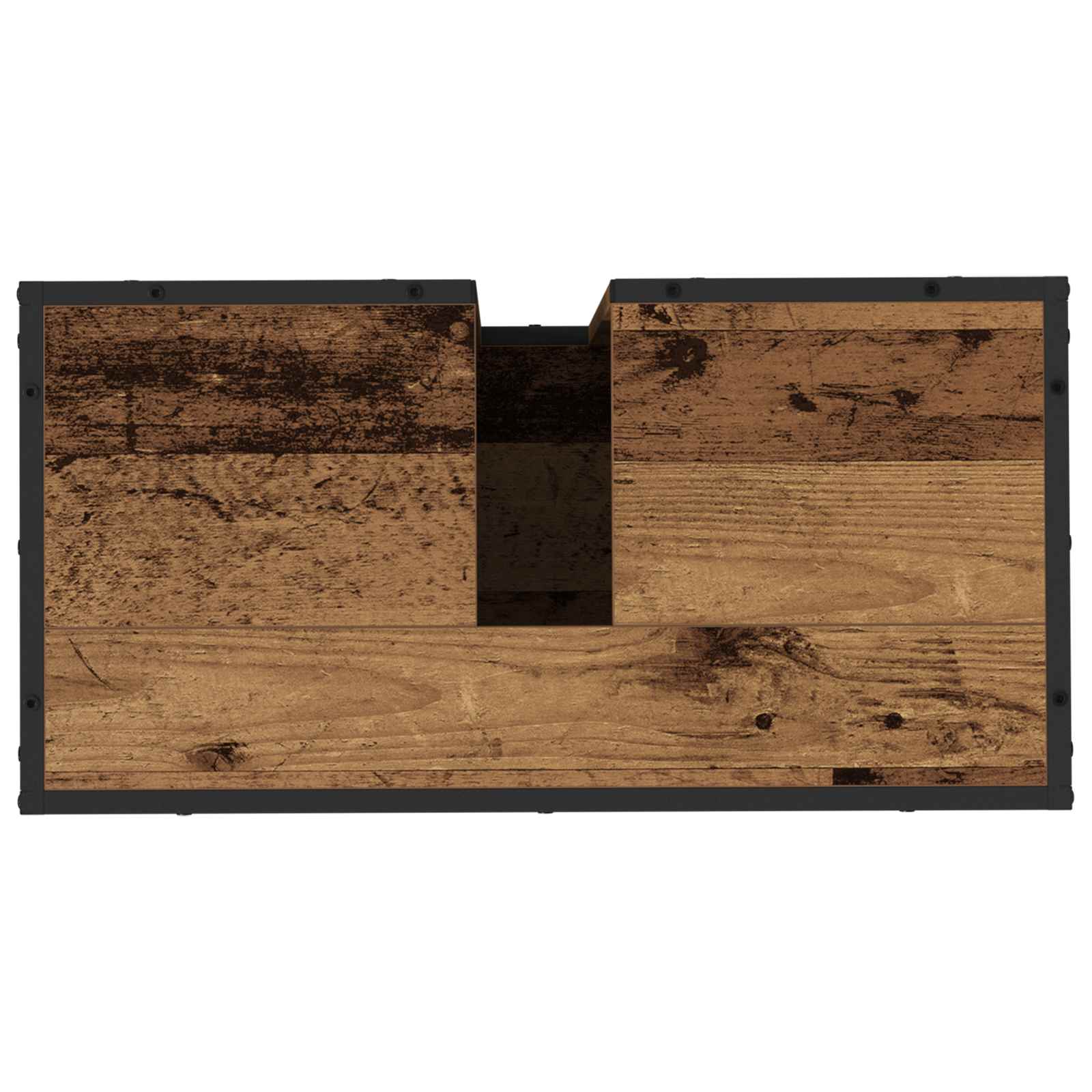 Koupelnová Skříň Staré Dřevo 65 X 33 X 60 Cm Kompozitní Dřevo