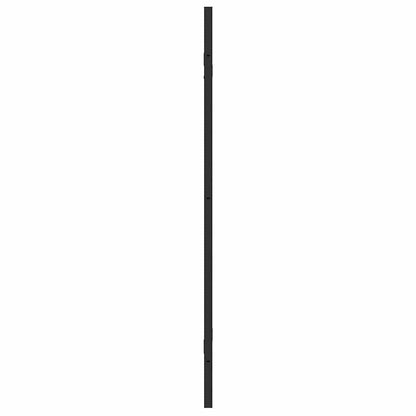 Závěs Pro Sprchu Černá 130 X 138 Cm Esg Sklo A Hliník