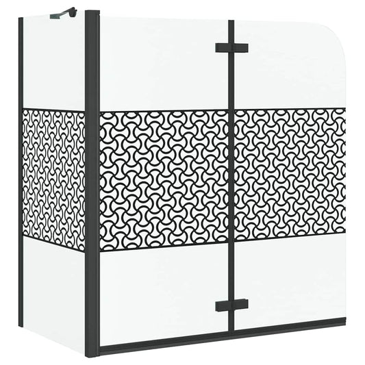 Koupelnové Zástěny Geometrický Černá 120 X 67 X 129 Cm