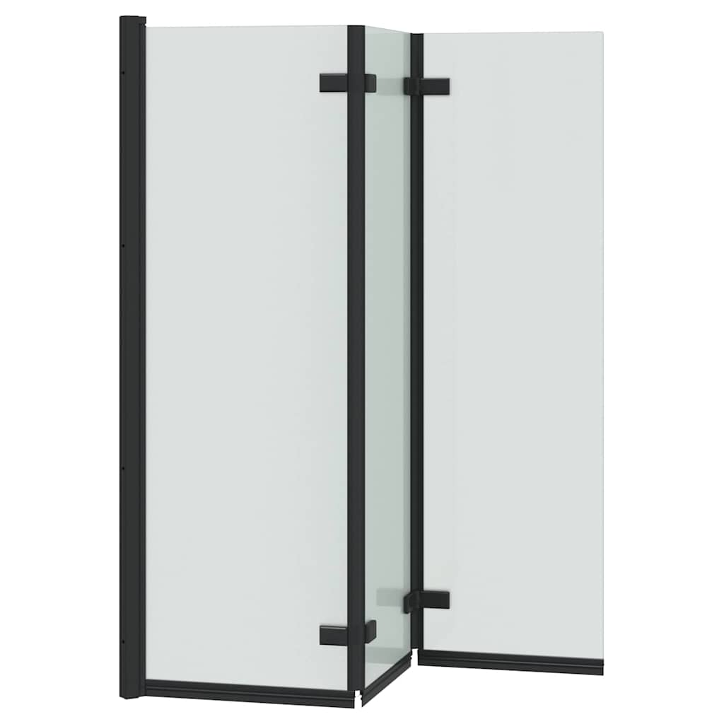 Skládací Sprchový Kout 130 X 138 Cm Esg Sklo A Hliník
