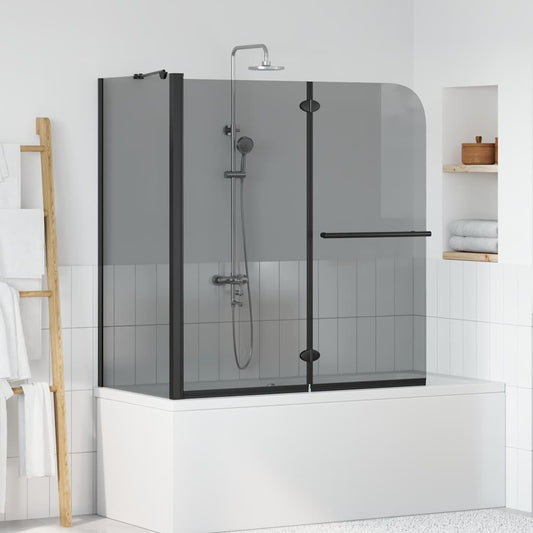 Skládací Sprchový Rám Tmavě Průhledné 120 X 67 X 129 Cm