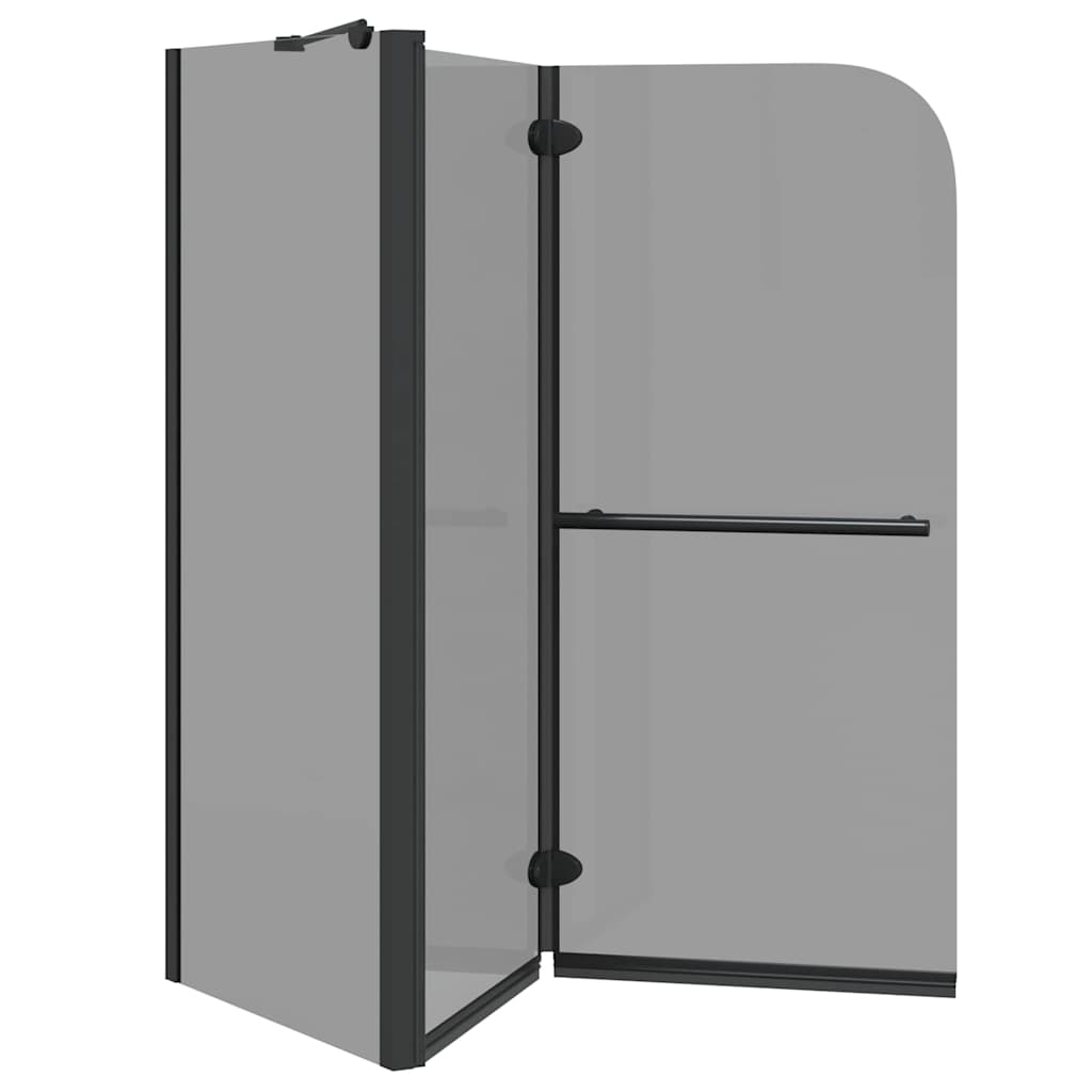 Skládací Sprchový Rám Tmavě Průhledné 120 X 67 X 129 Cm